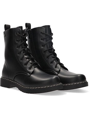 Botin Militar Mujer Suela Plana - Etika