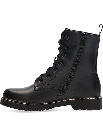 Botin Militar Mujer Suela Plana - Etika