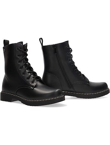 Botin Militar Mujer Suela Plana - Etika