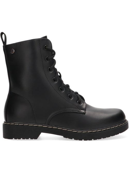 Botin Militar Mujer Suela Plana - Etika - Kiabi