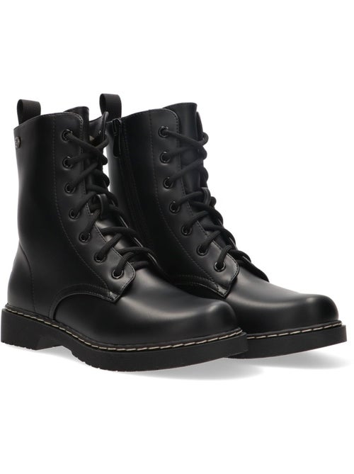 Botin Militar Mujer Suela Plana - Etika - Kiabi