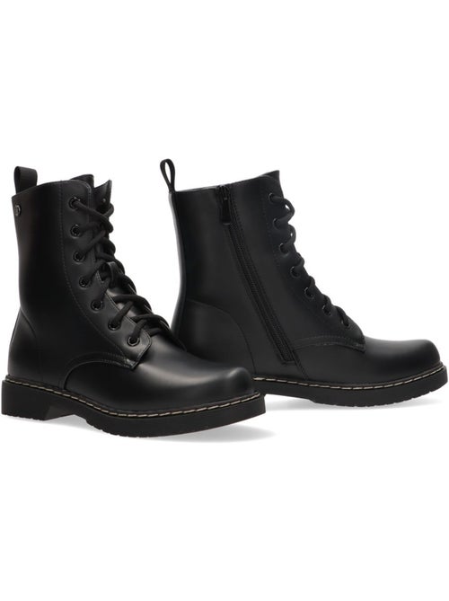 Botin Militar Mujer Suela Plana - Etika - Kiabi