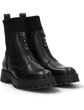 Botin Militar Mujer Suela Plana - Etika