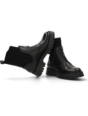 Botin Militar Mujer Suela Plana - Etika