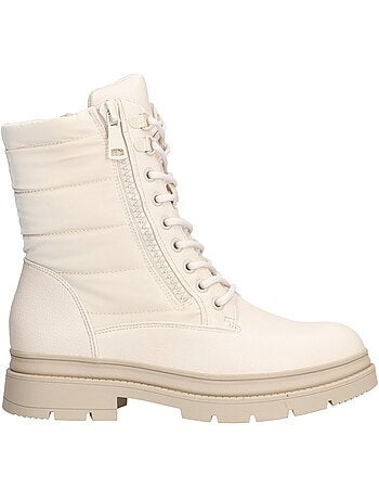 Botin Militar Mujer Suela Plana - Luna Collection