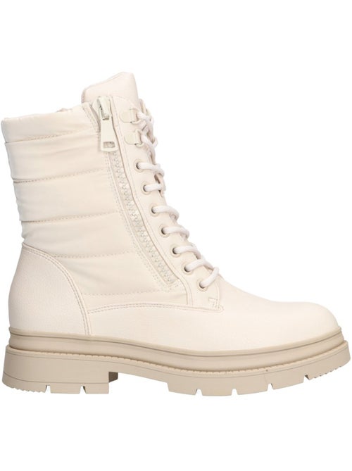 Botin Militar Mujer Suela Plana - Luna Collection - Kiabi