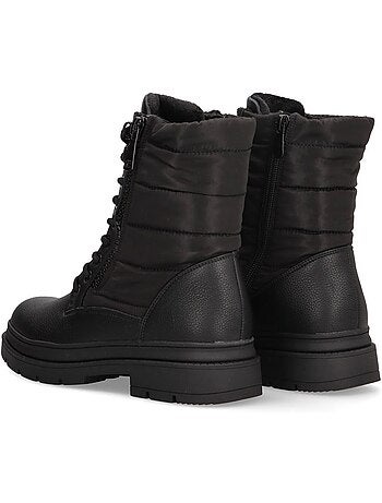 Botin Militar Mujer Suela Plana - Luna Collection