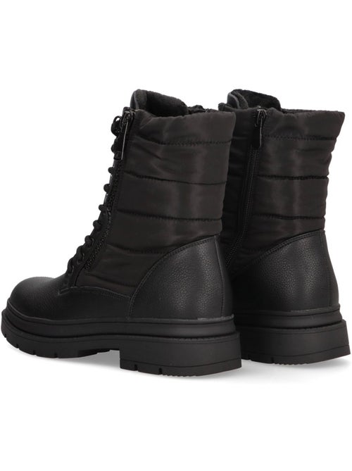 Botin Militar Mujer Suela Plana - Luna Collection - Kiabi
