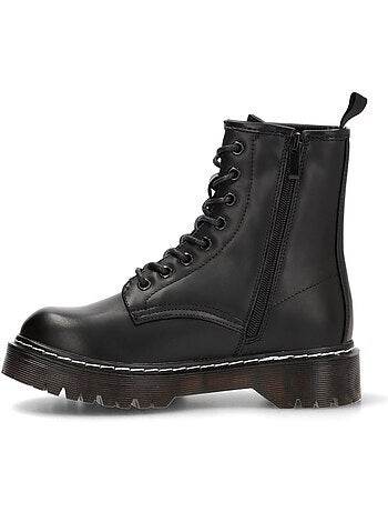 Botin Militar Mujer Suela Plana - Luna Collection