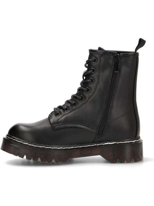 Botin Militar Mujer Suela Plana - Luna Collection - Kiabi