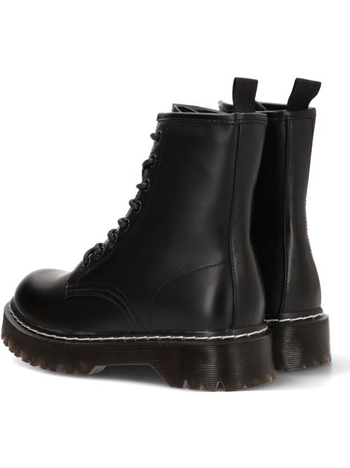 Botin Militar Mujer Suela Plana - Luna Collection - Kiabi