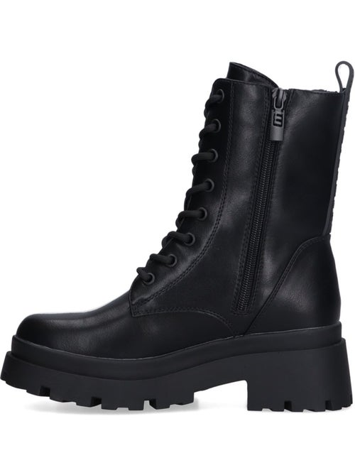 Botin Militar Mujer Suela Plana - Mustang - Kiabi