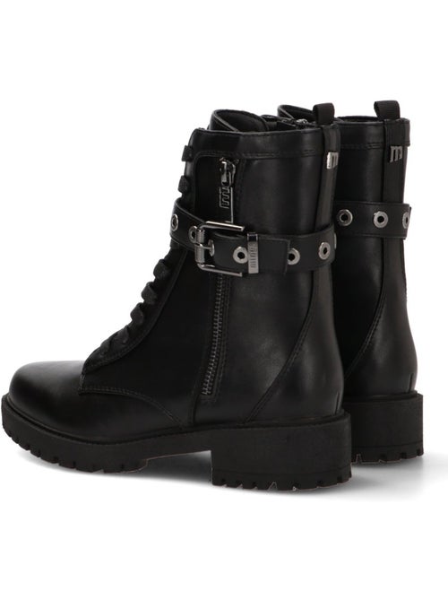 Botin Militar Mujer Suela Plana - Mustang - Kiabi