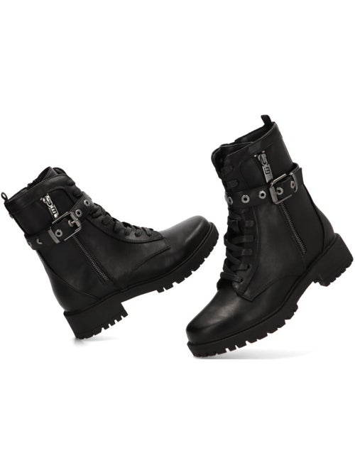 Botin Militar Mujer Suela Plana - Mustang - Kiabi