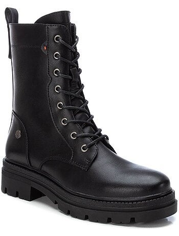 Botin militar mujer suela plana - refresh