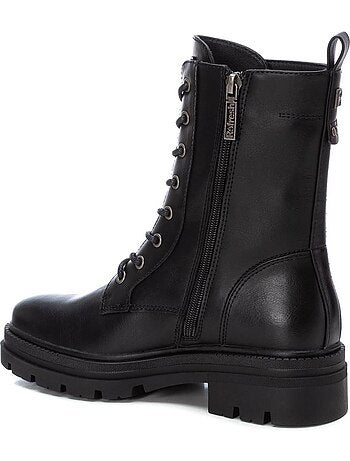 Botin militar mujer suela plana - refresh