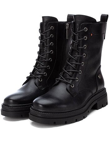 Botin militar mujer suela plana - refresh