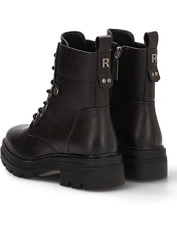 Botin Militar Mujer Suela Plana - Refresh