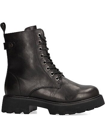 Botin Militar Mujer Suela Plana - Xti