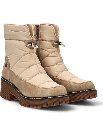 Botin Militar Mujer Tacón Medio - Etika