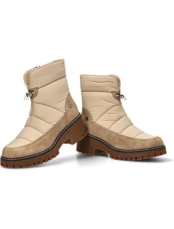 Botin Militar Mujer Tacón Medio - Etika