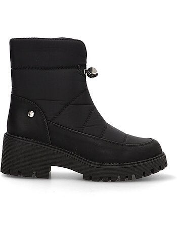 Botin Militar Mujer Tacón Medio - Etika