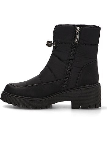 Botin Militar Mujer Tacón Medio - Etika