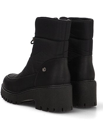 Botin Militar Mujer Tacón Medio - Etika