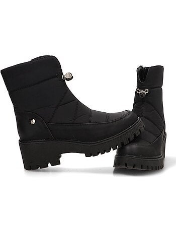 Botin Militar Mujer Tacón Medio - Etika