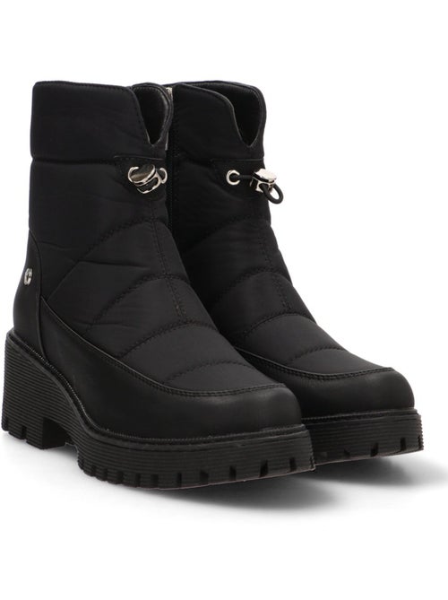 Botin Militar Mujer Tacón Medio - Etika - Kiabi Botin Militar Mujer Tacón Medio - Etika - Kiabi
