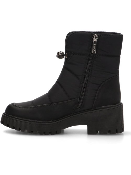 Botin Militar Mujer Tacón Medio - Etika - Kiabi Botin Militar Mujer Tacón Medio - Etika - Kiabi