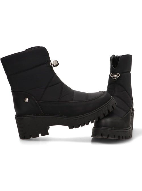 Botin Militar Mujer Tacón Medio - Etika - Kiabi Botin Militar Mujer Tacón Medio - Etika - Kiabi