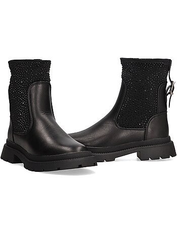 Botin Militar Niña Cuña Media - Etika