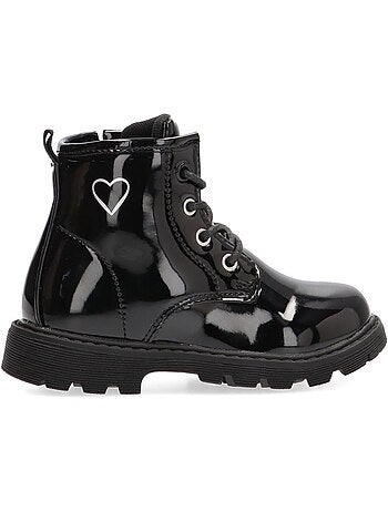 Botin Militar Niña Cuña Media - Etika