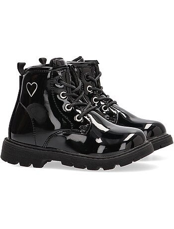 Botin Militar Niña Cuña Media - Etika