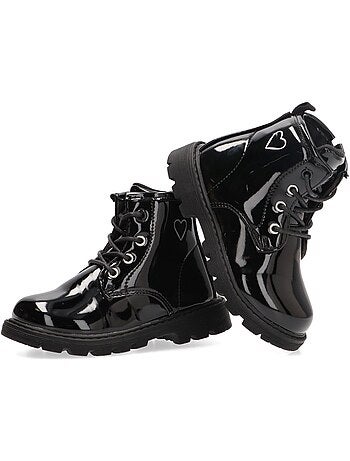 Botin Militar Niña Cuña Media - Etika