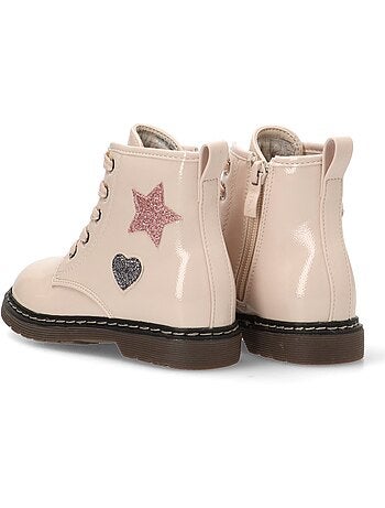 Botin Militar Niña Suela Plana - Etika