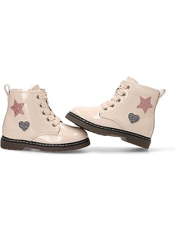 Botin Militar Niña Suela Plana - Etika