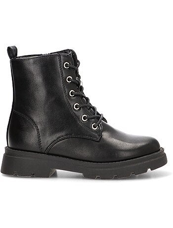 Botin militar niña suela plana - etika