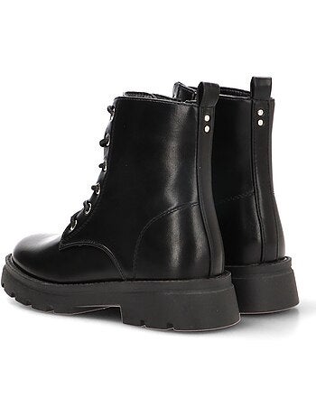 Botin militar niña suela plana - etika