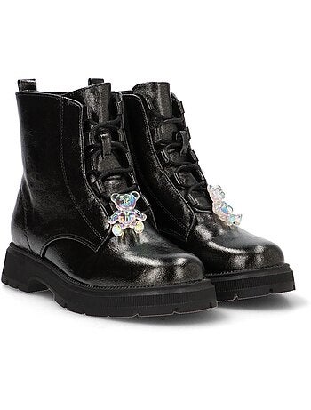 Botin Militar Niña Suela Plana - Etika
