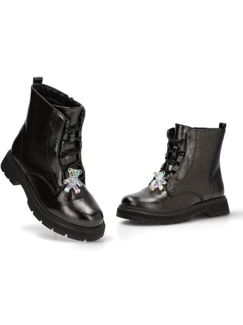 Botin Militar Niña Suela Plana - Etika - Kiabi