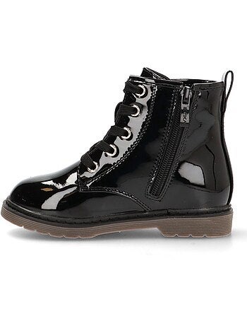 Botin Militar Niña Suela Plana - Etika