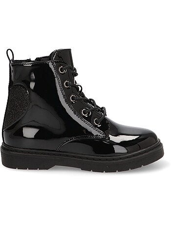 Botin Militar Niña Suela Plana - Etika