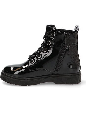 Botin Militar Niña Suela Plana - Etika