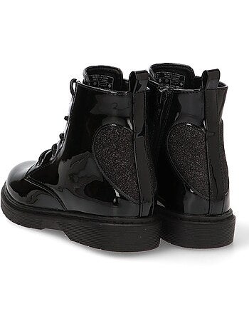 Botin Militar Niña Suela Plana - Etika