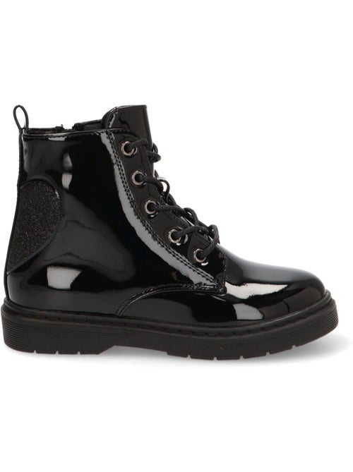 Botin militar niña suela plana - etika - Kiabi Botin militar niña suela plana - etika - Kiabi