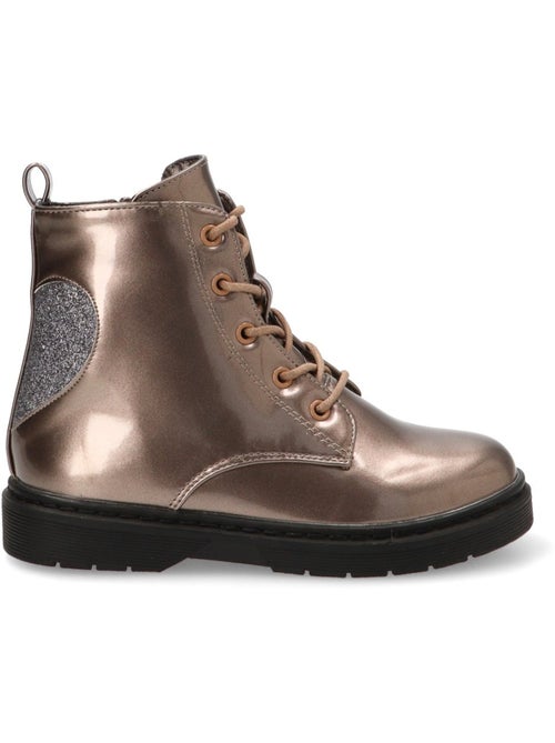 Botin Militar Niña Suela Plana - Etika - Kiabi