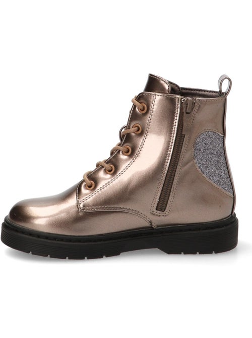 Botin Militar Niña Suela Plana - Etika - Kiabi