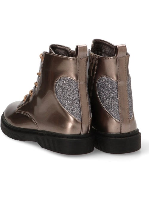 Botin Militar Niña Suela Plana - Etika - Kiabi